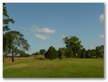 Mullumbimby Golf Course - Mullumbimby: Green on Hole 15 has steep approach.