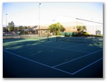 Marion Holiday Park - Bedford Park: Large tennis court complex adjacent to the park