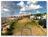 Brighton Caravan Park and Holiday Village - Kingston Park: Powered sites for caravans with water views
