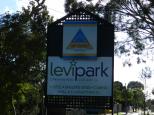 Levi Park Caravan Park - Vale Park: Welcome sign