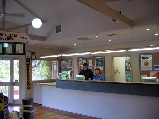 Historic photos of BIG4 Adelaide Shores Caravan Resort - West Beach SA 2006: Reception and office