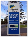 Historic photos of BIG4 Adelaide Shores Caravan Resort - West Beach SA 2006: Adelaide Shores Caravan Resort welcome sign