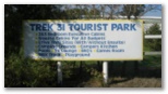Trek 31 Tourist Park - North Albury: Trek 31 Tourist Park welcome sign
