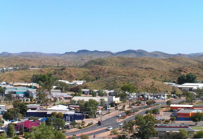 Alice Springs Northern Territory - Alice Springs: MacDonnell Ranges to west of Alice