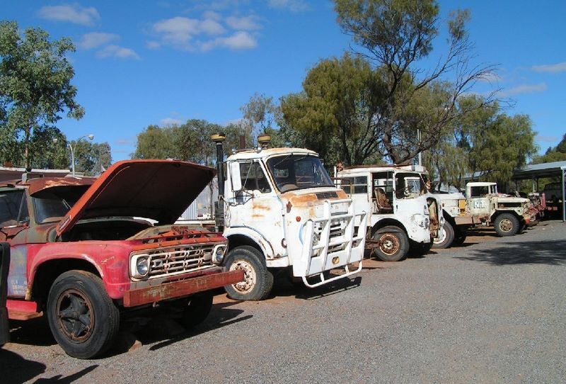 Alice Springs Northern Territory - Alice Springs: Restoration projects at at Transport Hall of Fame in Alice Springs