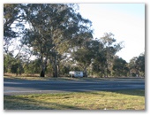 Jeir Creek Rest Area - Amaroo: Rest areas are available on both sides of the Barton Highway at this point. This view shows the rest area on the northern side of the highway.