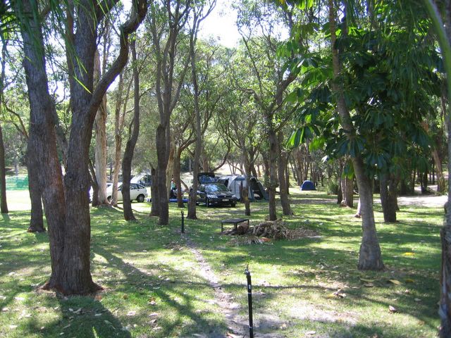 Middle Rock Holiday Resort - Anna Bay: Area for tents and camping