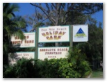 One Mile Beach Holiday Park - Anna Bay: One Mile Beach welcome sign