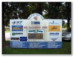 Waratah Golf Course - Argenton: Waratah Golf Club welcome sign