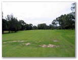 Waratah Golf Course - Argenton: Approach to the Green on Hole 2