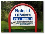 Waratah Golf Course - Argenton: Hole 11 - Par 3, 108 metres