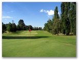 Armidale Golf Course - Armidale: Green on Hole 5 looking back along the fairway