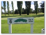 Armidale Golf Course - Armidale: Layout on Hole 6 - Par 4, 325 meters