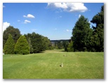 Armidale Golf Course - Armidale: Fairway view Hole 8 - note abundance of trees and narrow corridor