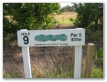 Armidale Golf Course - Armidale: Layout on Hole 9 - Par 5, 401 meters