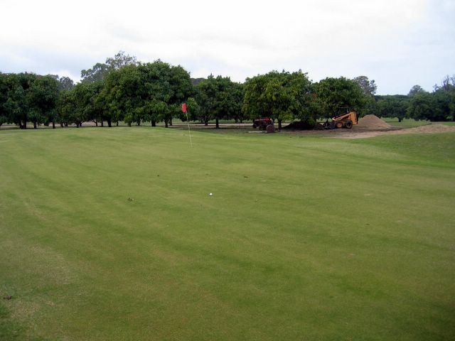 Ayr Golf Course - Ayr: Green on Hole 6
