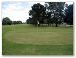 Ayr Golf Course - Ayr: Green on Hole 1