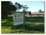 Bairnsdale Golf Course - Bairnsdale: Hole 14 - Par 4, 350 metres.  Sponsored by Goodmans Seeds Garden & Farm Supply.
