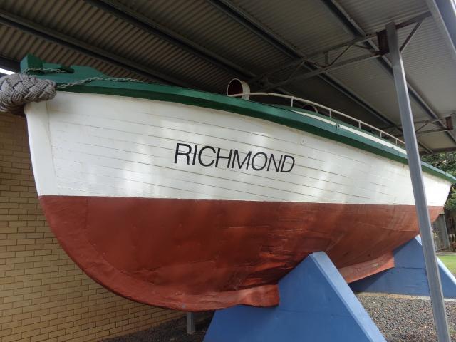 Ballina Lakeside Holiday Park - Ballina: The boat the 'Richmond' at the Ballina Maritime museum

