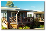 Shaws Bay Holiday Park - East Ballina: Riverview Cabin ideal for families, couples and singles