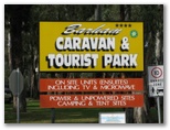 Barham Caravan & Tourist Park - Barham: Barham Caravan & Tourist Park welcome sign