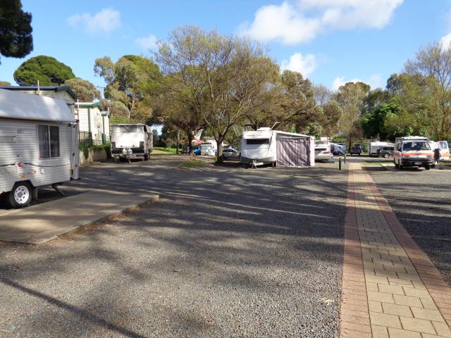 Gawler Caravan Park  - Gawler Barossa Valley: Gawler Caravan Park,
pathway from one side of the park to the amenities block makes for easy walking.