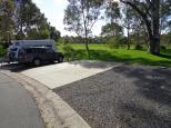 Gawler Caravan Park  - Gawler Barossa Valley: Gawler Caravan Park,
gravel with a concrete slab for the awning / or annex
