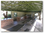 Barossa Valley Tourist Park by Alan McKim - Barossa Valley Nuriootpa: Interior of camp kitchen