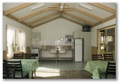 Pleasurelea Tourist Resort & Caravan Park - Batemans Bay: Interior of camp kitchen