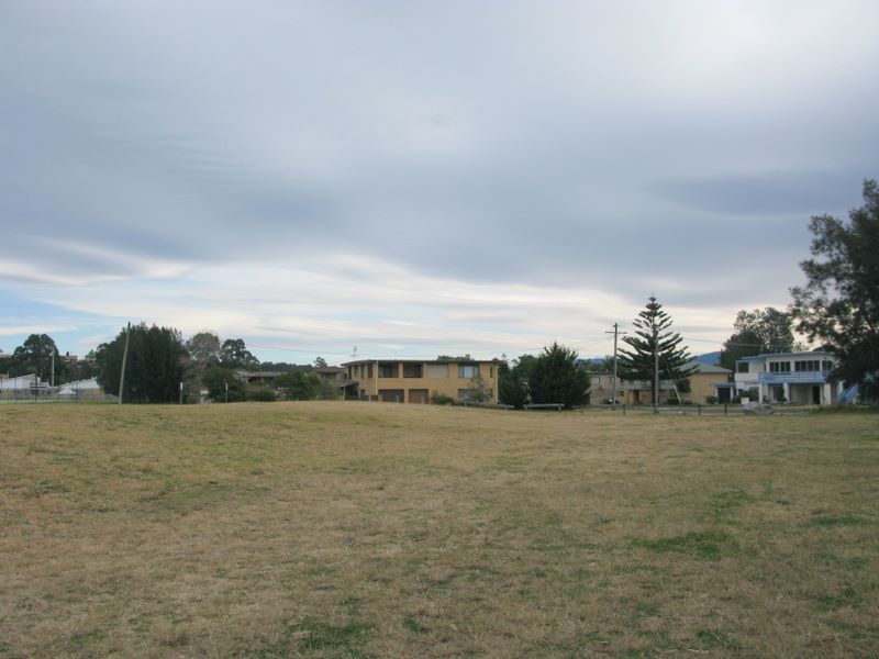 Hanging Rock Place - Batemans Bay: Playing fields with houses in the distance.