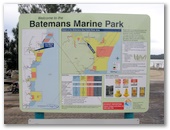Hanging Rock Place - Batemans Bay: Batemans Marine Park information sign