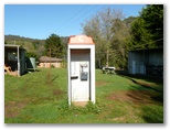Batlow Caravan Park - Batlow: Public phone within the park.  This is a rarity these days.