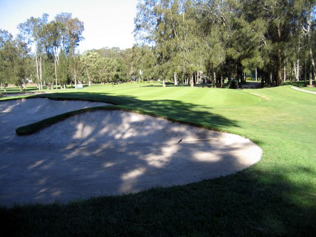 Bayview Golf Club - Bayview: Green on Hole 9