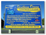 Beachport Southern Ocean Tourist Park - Beachport: Southern Ocean Tourist Park welcome sign