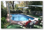 Silver Creek Caravan Park - Beechworth: Swimming pool.