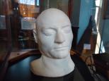 Silver Creek Caravan Park - Beechworth: Neds death mask in the Burke museum.