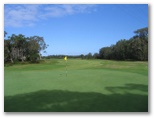 Belmont Golf Course - Belmont: Green on Hole 4 looking back along fairway