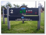 Beresfield Golf Course - Beresfield: Layout of Hole 2 - Par 3, 100 metres