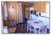 BIG4 Bicheno Cabin and Tourist Park - Bicheno: Living area Open Plan Cabin