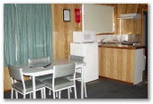 BIG4 Bicheno Cabin and Tourist Park - Bicheno: Living area in two bedroom holiday unit.