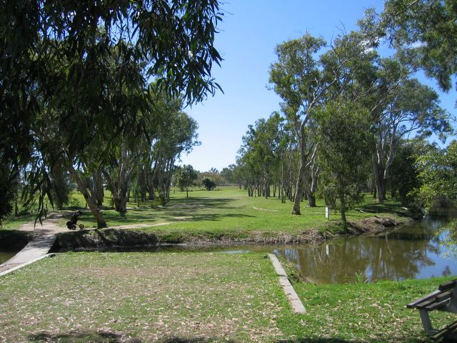 Black Springs Golf Course - Bakers Creek Mackay: Fairway view Hole 2