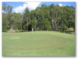 Black Springs Golf Course - Bakers Creek Mackay: Green on Hole 1