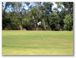 Black Springs Golf Course - Bakers Creek Mackay: Green on Hole 3