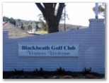 Blackheath Golf Course - Blackheath: Blackheath Golf Club Welcome sign