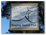 Blayney Tourist Park - Blayney: Blayney Tourist Park welcome sign