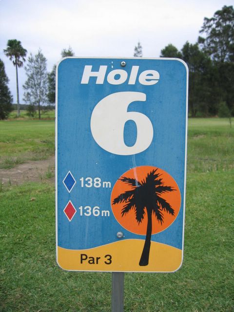 The Palms Public Golf Course - Bobs Farm: Hole 6 - Par 3, 138 meters