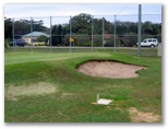The Palms Public Golf Course - Bobs Farm: Green on Hole 1