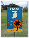 The Palms Public Golf Course - Bobs Farm: Hole 3 - Par 3, 134 meters