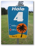 The Palms Public Golf Course - Bobs Farm: Hole 4 - Par 3, 143 meters