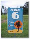 The Palms Public Golf Course - Bobs Farm: Hole 6 - Par 3, 138 meters